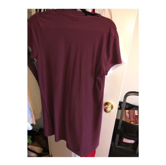 MAROON DRESS - Picture 2 of 2